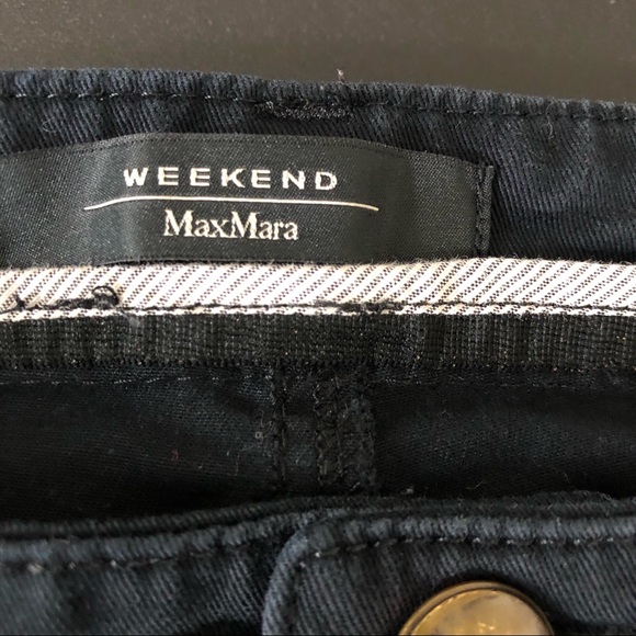 Weekend MaxMara Slim Stretch Chino Trousers  W11 - Picture 10 of 10